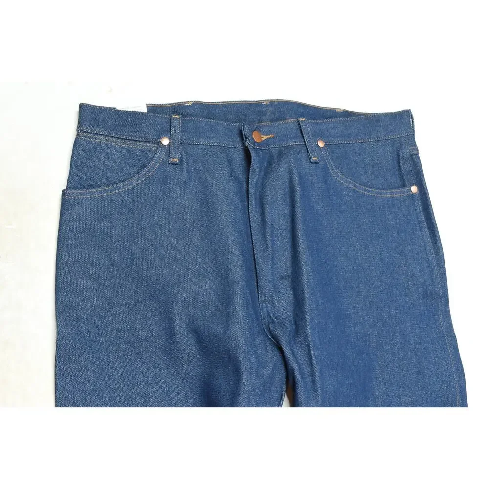 Vintage Wrangler 13MWZ Cowboy Cut Jeans Mens 36x34 Blue Original Fit Cotton